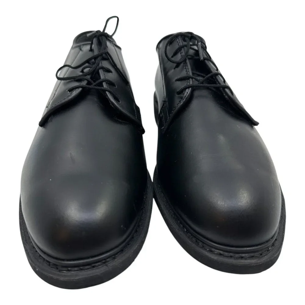 Bates Men's Oxford Dress Shoes Size‎ 11D Black Leather Vibram Sole New Old Stock